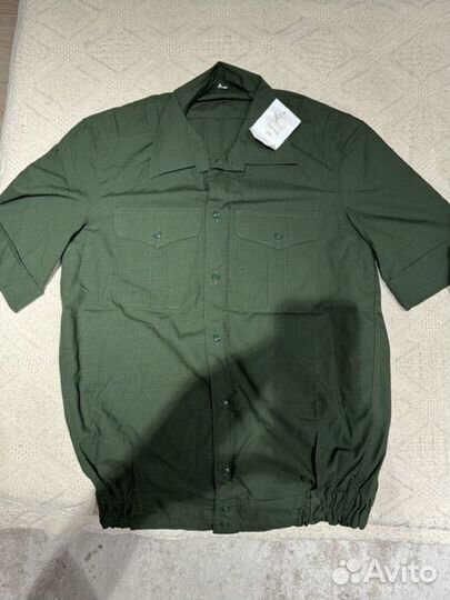 Рубашка военная офисная с коротким рукавом