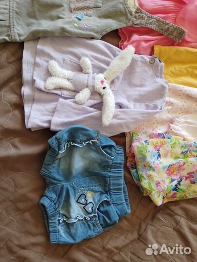 Вещи пакетом на девочку от 1.5 до 2х лет (74-86)