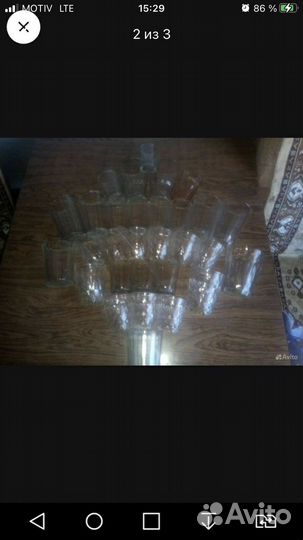 Стопки и стаканы граненый СССР