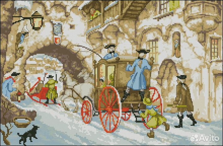 Схемы для вышивки крестом разные. Перенаборы