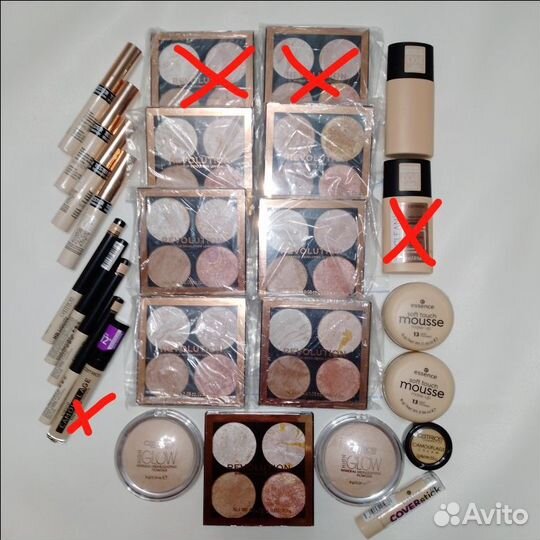 Хайлайтеры, консилеры, камуфляжы