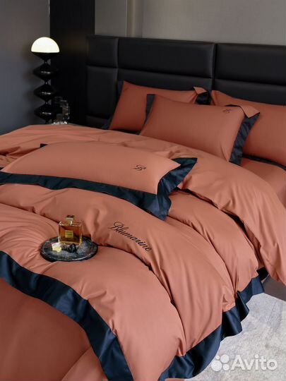 Постельное белье евро Blumarine premium