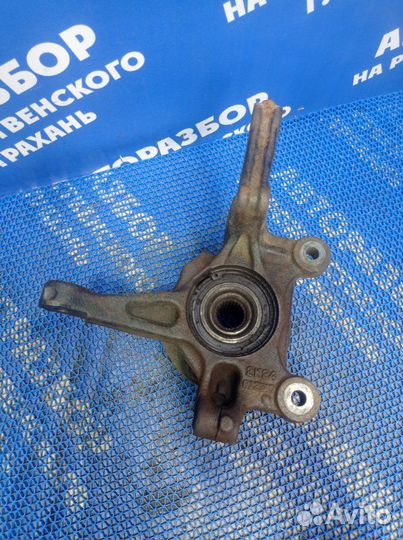 Передний левый поворотный кулак Chevrolet Aveo