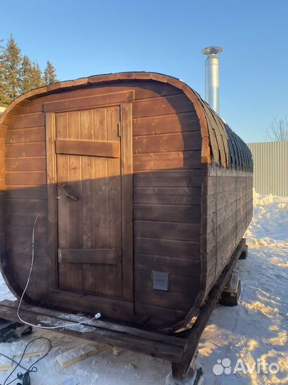 Баня Бочка Квадро 4 метра от производителя