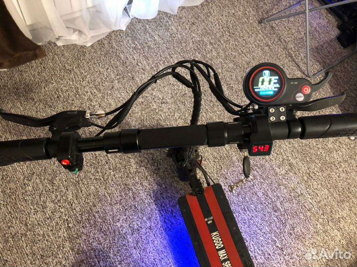 Электросамокат взрослый kugoo max speed