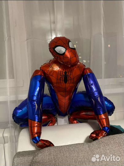 Шар фольгированный человек паук 3D