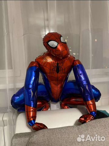 Шар фольгированный человек паук 3D