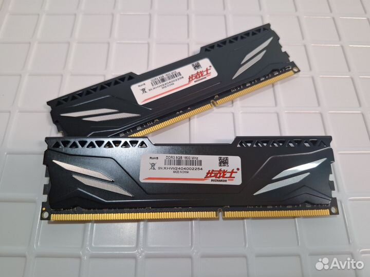 Оперативная память DDR3 16GB (2x8GB) 1600Mhz