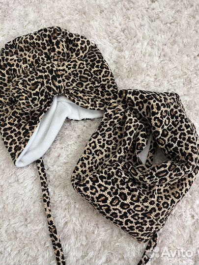 Шапка тюрбан для девочек