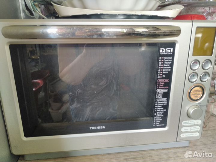 Микравальновая печь духовка toshiba