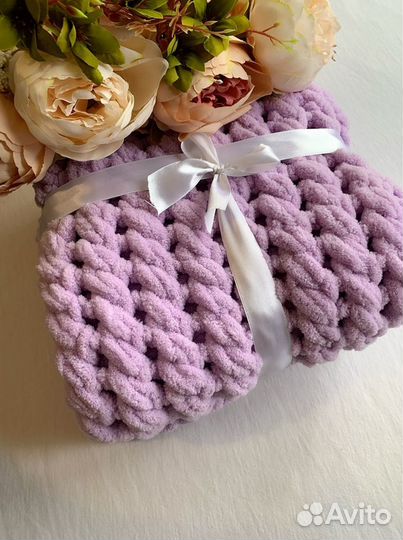 Детский новый плед, вязанный плед, плюшевый пледы