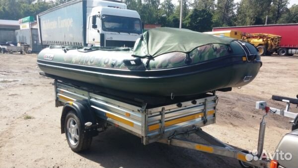 Стапель для лодки пвх на прицеп мзса 817711.012