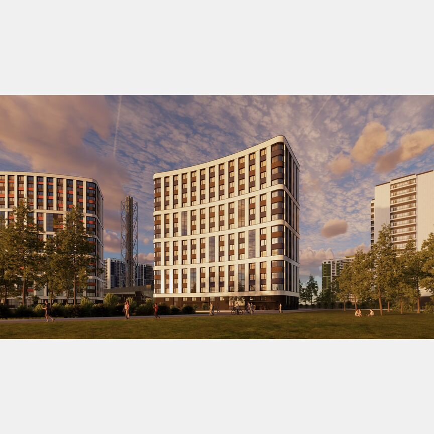 Квартира-студия, 21,2 м², 15/18 эт.