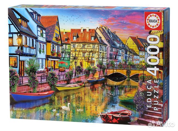 Пазл Канал Кольмар, Франция (4000 элементо (45978)