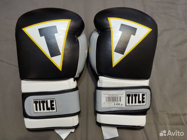 Боксерские перчатки title 16 Oz