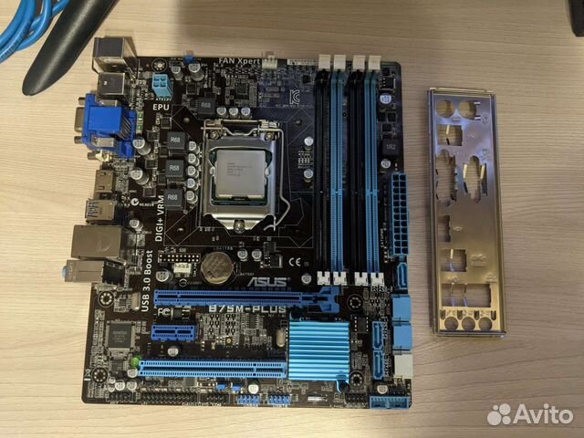 Материнская плата 1155 Asus B75M-plus купить в Санкт-Петербурге ...