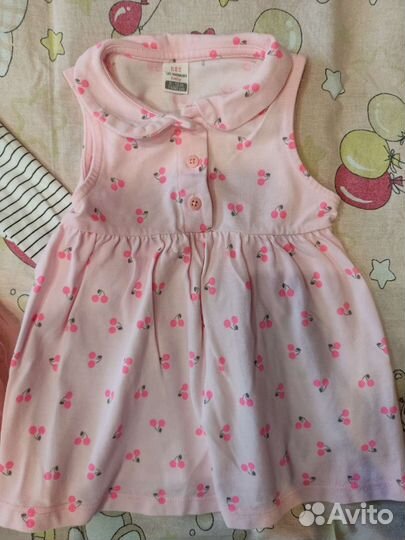 Пакет вещей на девочку 74-86 размер