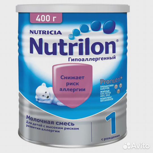 Смесь молочная Nutrilon 1 гипоаллергенная 400г с 0