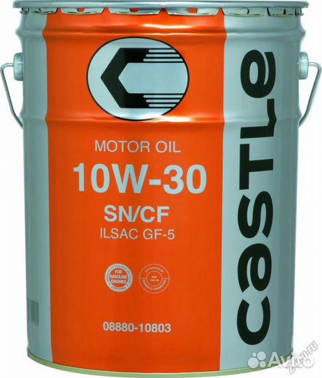 Toyota Castle Motor Oil SN/CF 10w30, розлив