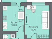 1-к. квартира, 37,1 м², 5/12 эт.