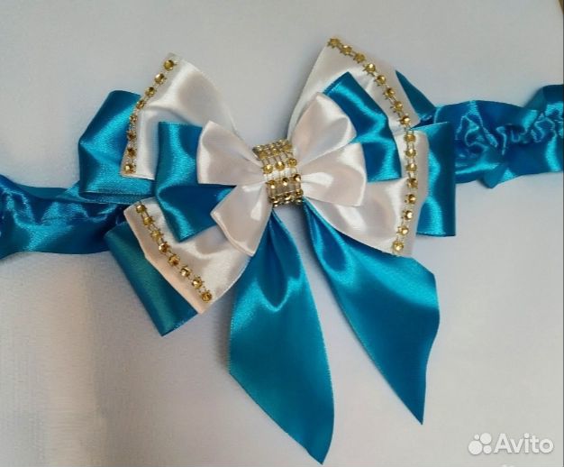 Банты на выписку на резинке