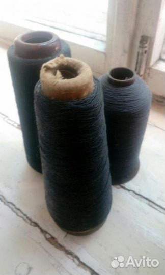 Нить шёлковая и капроновая в бабинах