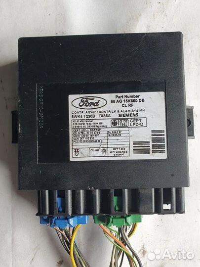 Блок упp. центр.замком ford focus 98- 04г. 1.6