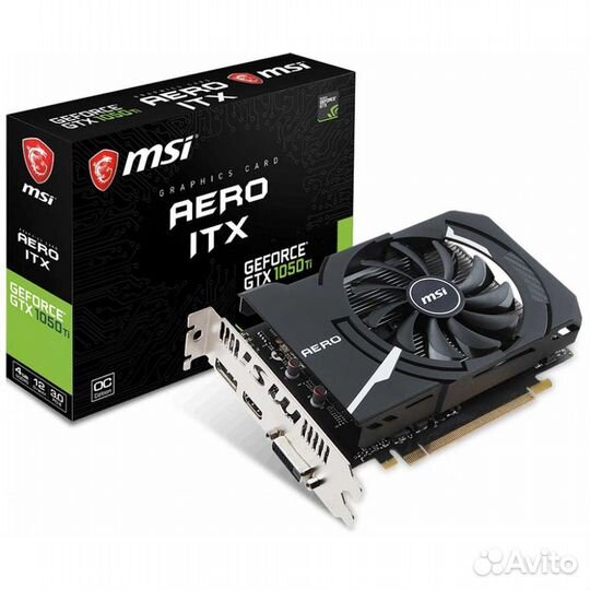 Видеокарта MSI GTX 1050 Ti 4Gb