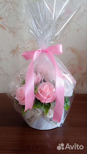 Букет цветов из мыла