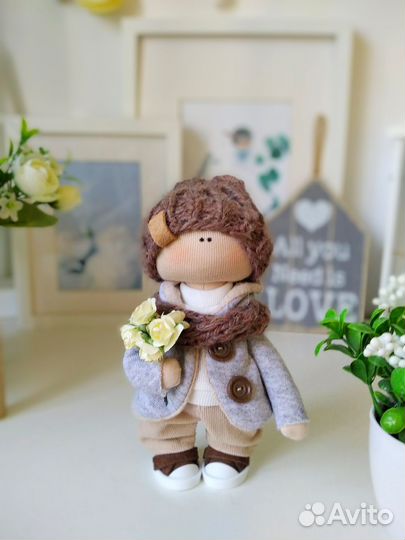 Интерьерная кукла ручной работы