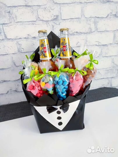 Съедобные букеты по предзаказу