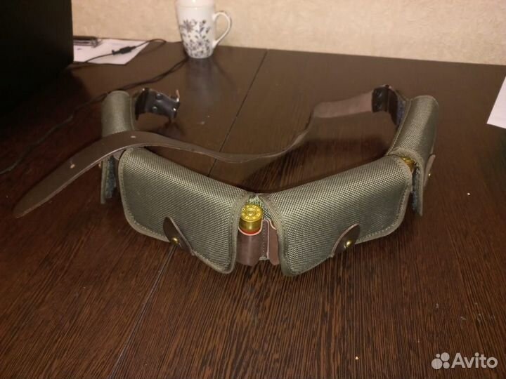 Патронташ кожа 12 калибр