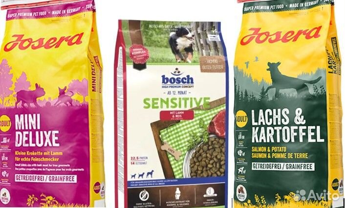 Корм для собак Josera / Bosh - большие пакеты