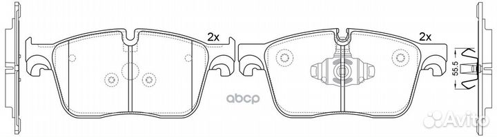 Тормозные колодки BP46006* SB nagamochi (импорт