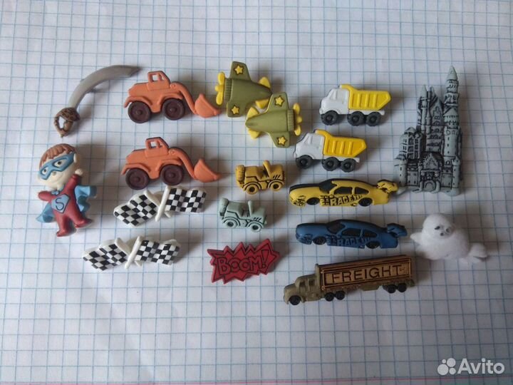 Пуговицы декоративные пакет 18 шт