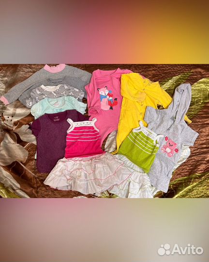 Пакет вещей на девочку 80