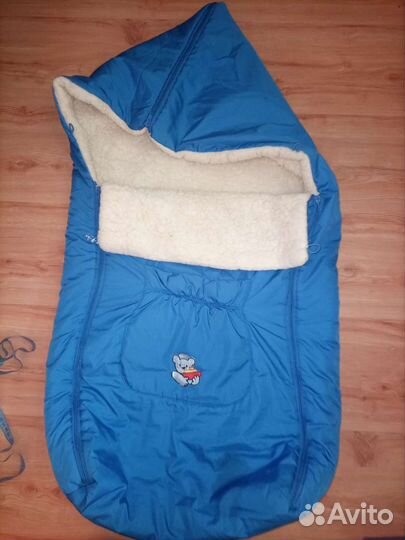 Конверт меховой в коляску или санки