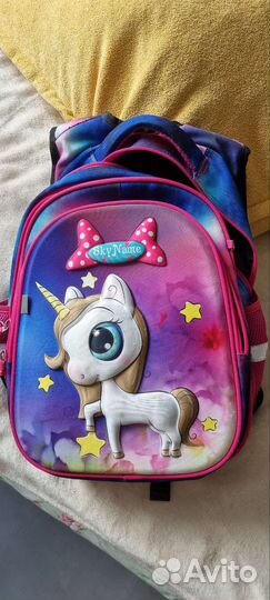 Рюкзак школьный для девочки бу
