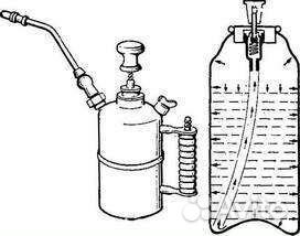 Дезинфаль больничный. Опрыскиватель, ручной. СССР