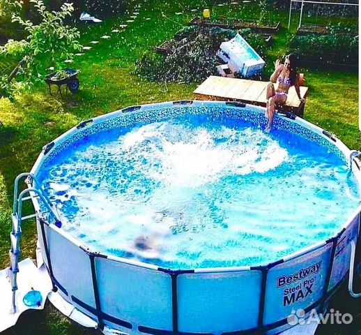 Каркасный бассейн 366 на 100 см купить в Волгограде | Хобби и отдых | Авито