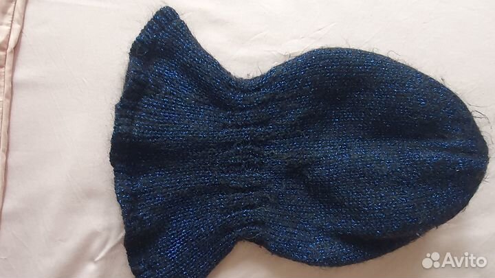 Шапка шлем для девочки 52-54