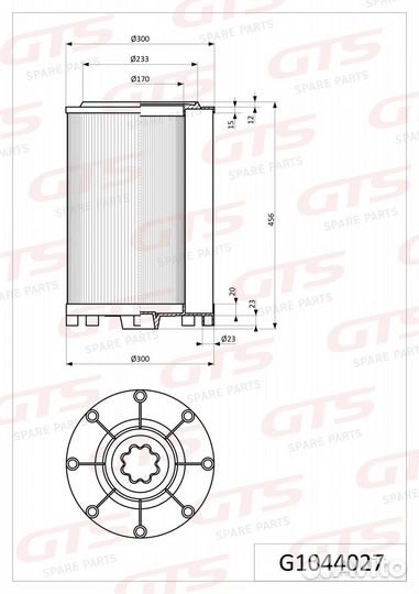 Фильтр воздушный 1421022