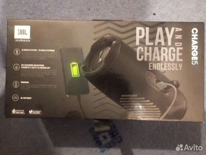 Колонка jbl charge 5 original без торга