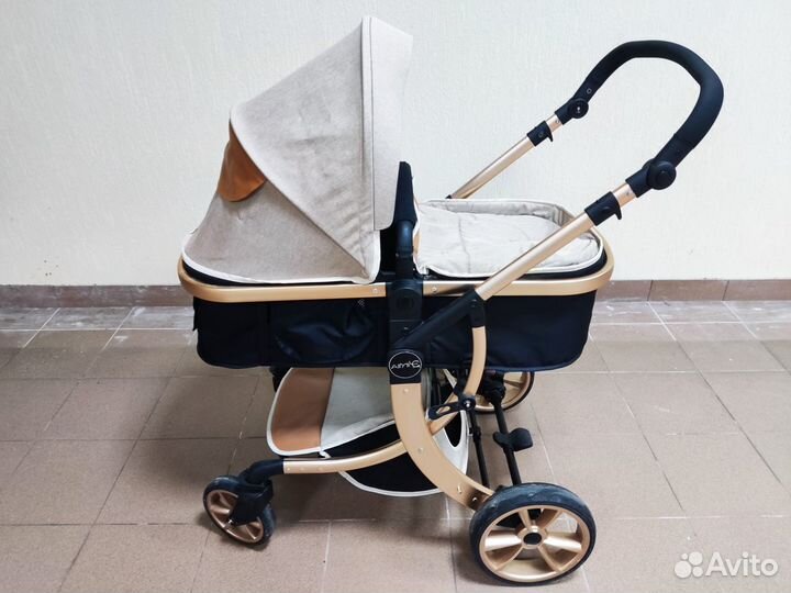 Универсальная коляска 2-в-1 Aimi 608-02(С4-Gray)