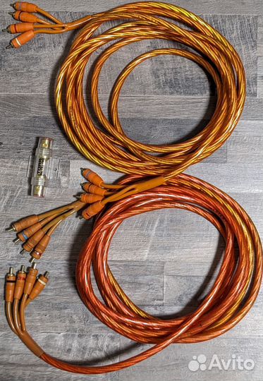 Межблочный кабель 4 rca два комплекта