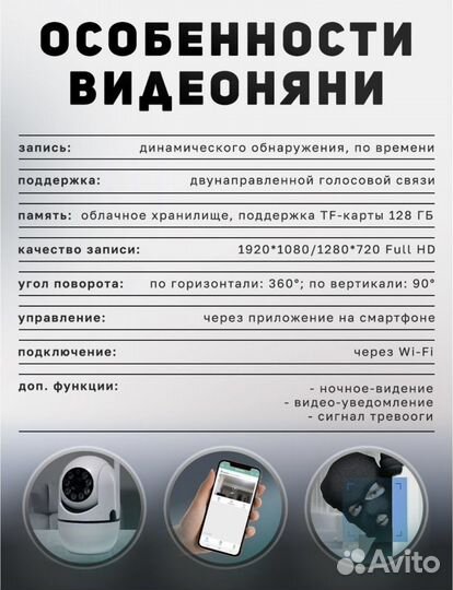 Камера видеонаблюдения wifi