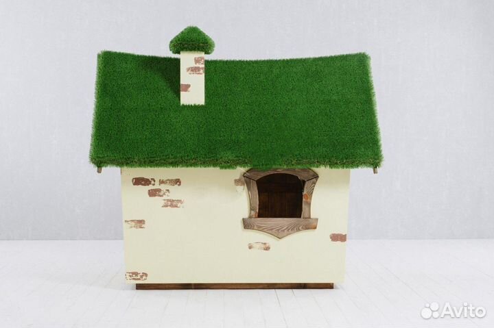 Топиарные фигуры. Домик, гном и гриб