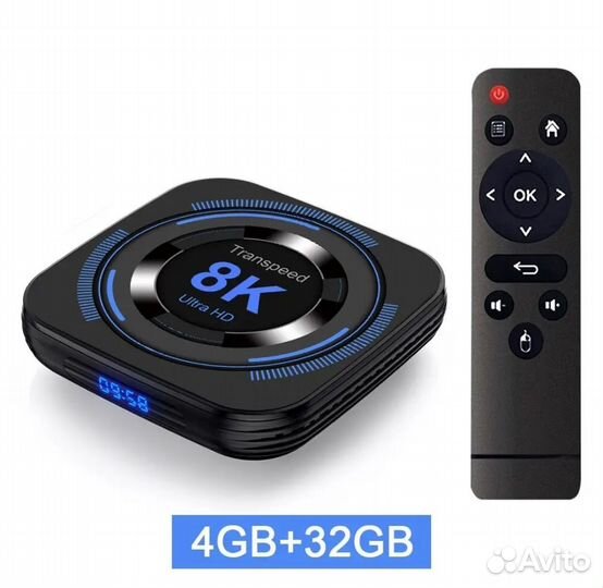 Smart-TV 4/32гб смарт-тв приставка Android12