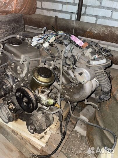 Двигатель на toyota prado 120