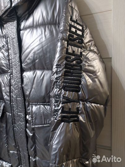 Пуховик женский оверсайз